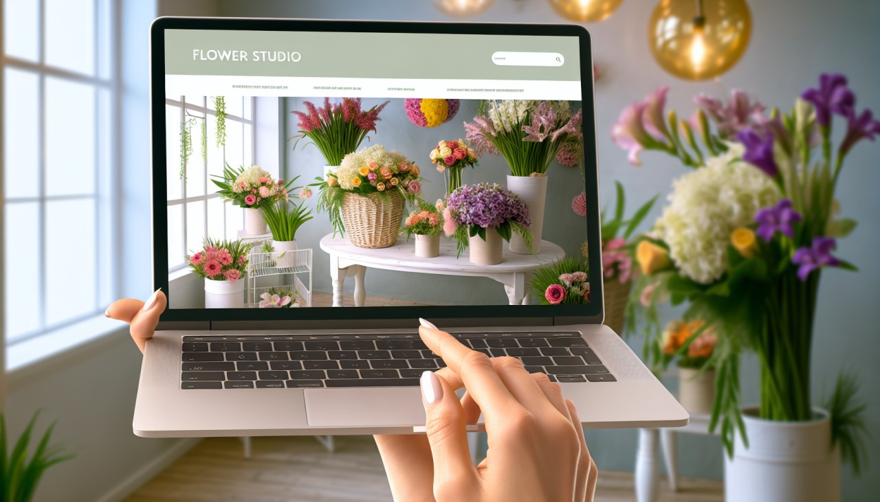 Создание адаптивного сайта для цветочной студии с интеграцией доставки и SEO